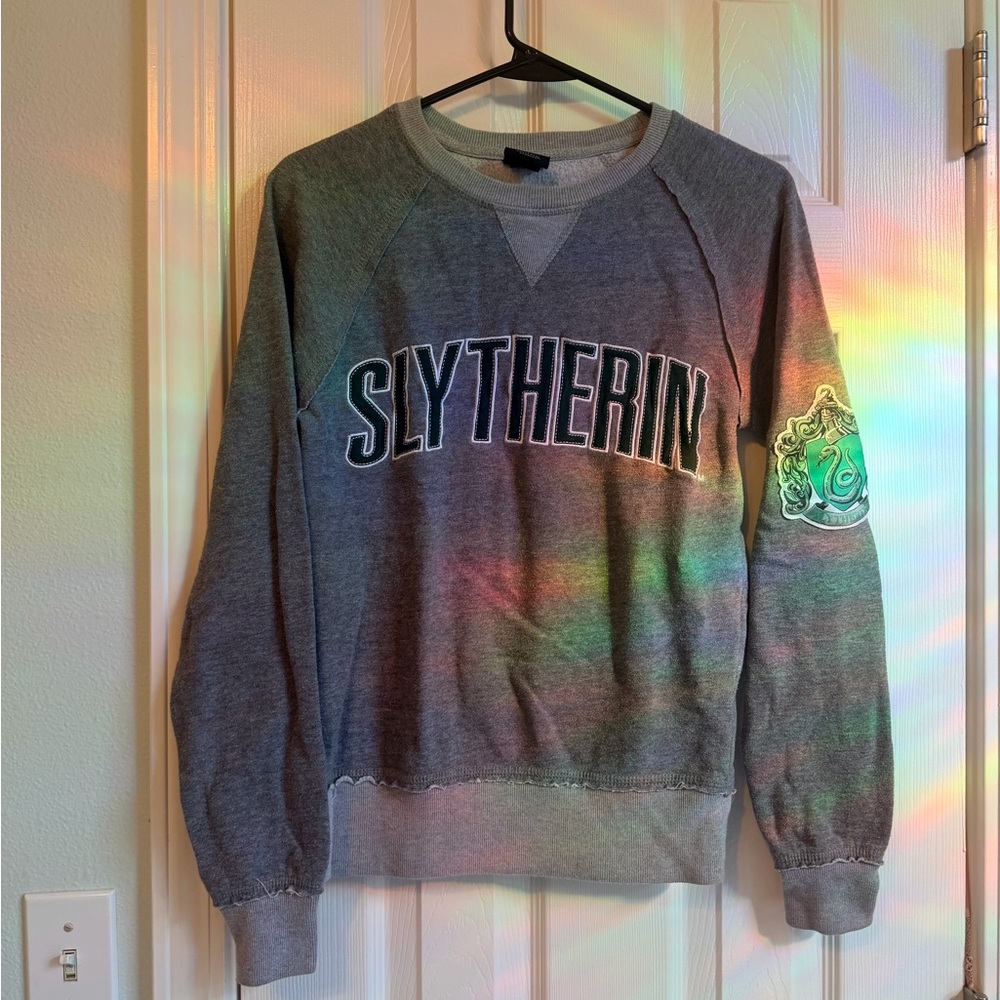 Harry Potter Embroidered Slytherin Pullover - Universal Studios Size XS